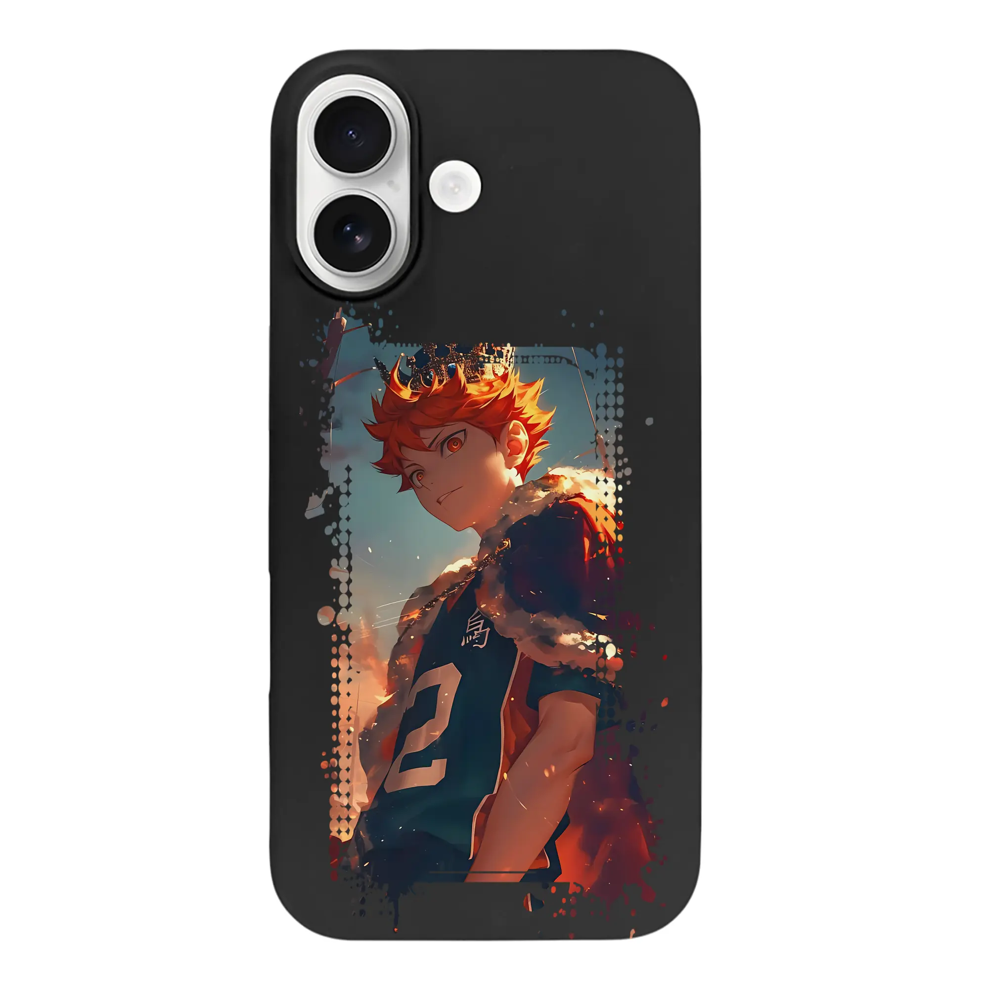 ハイキュー!! グッズ,日向翔陽 - iPhone 17 シリーズ シリコンケース 薄型 耐衝撃 指紋防止 ソフトタッチカバー 精密フィット 傷防止 保護ケース iPhone 17/17 Air/17 Pro/17 Pro Max 対応